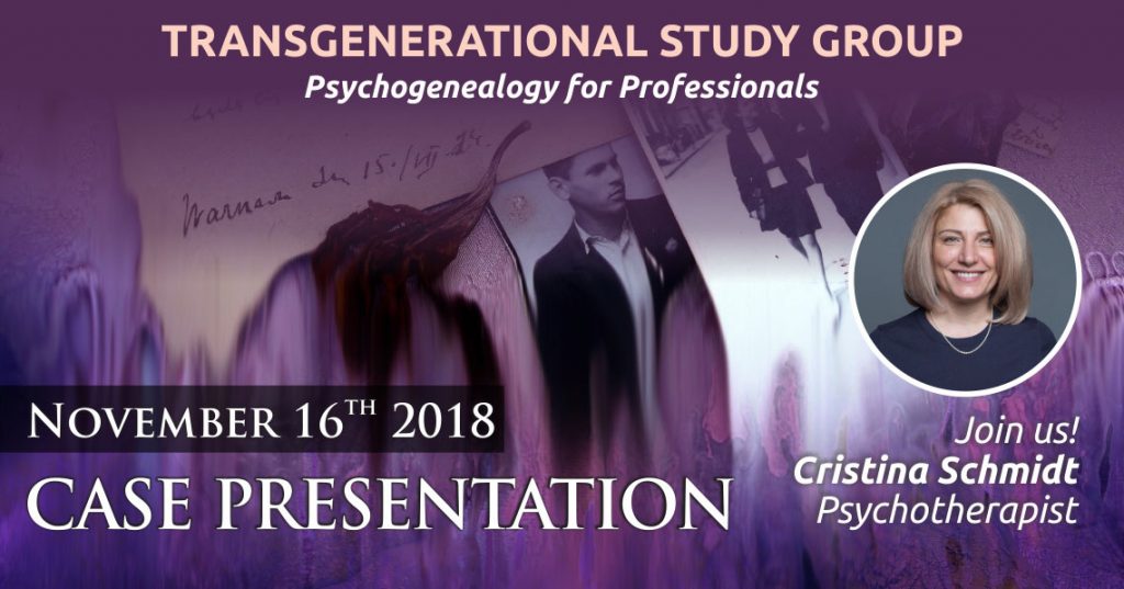 16.11.2018 Transgenerational Study Group – Group A, Bucharest, Romania