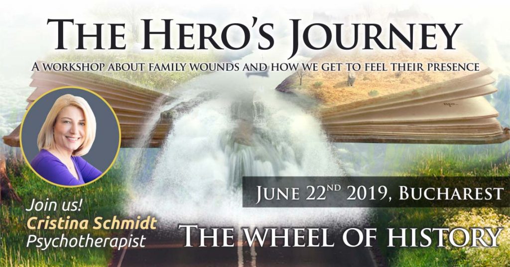 June 22nd 2019, Transgenerational Psychotherapy Group – “The Hero’s Journey”, Bucharest, Romania