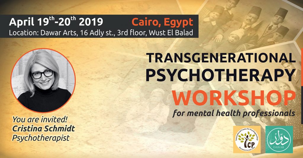 19-20.04.2019 Transgenerational Psychotherapy Workshop, Cairo, Egipt