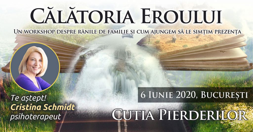 06.06.2020, Grup de psihoterapie transgenerationala – “Calatoria Eroului”, Bucuresti, Romania