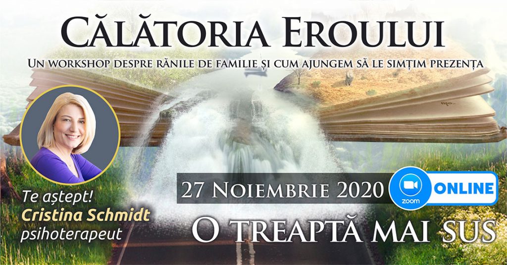 27.11.2020 – ONLINE ⚑ – Grup de psihoterapie transgenerationala – “Calatoria Eroului”